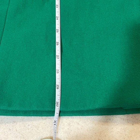 J.Crew Kelly Green Wool Coat Button Up Jacket Size 2 Holiday Gift Classic - Picture 9 of 14